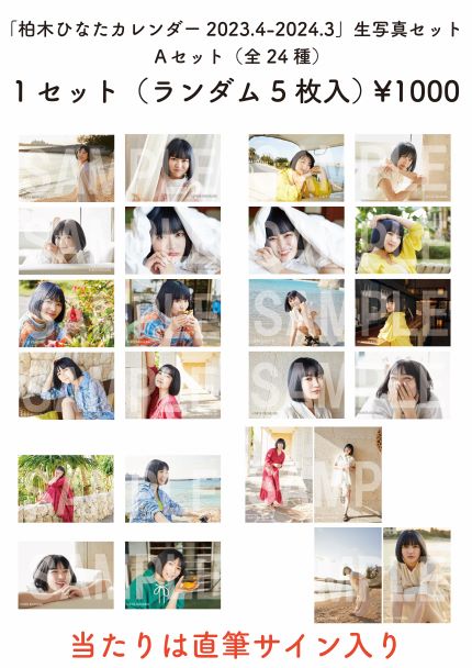柏木ひなたカレンダー2023.4-2024.3 | SDP